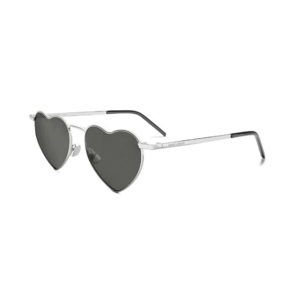 New Authentic Saint Laurent LOULOU heart-shaped sunglasses - Picture 3 of 5